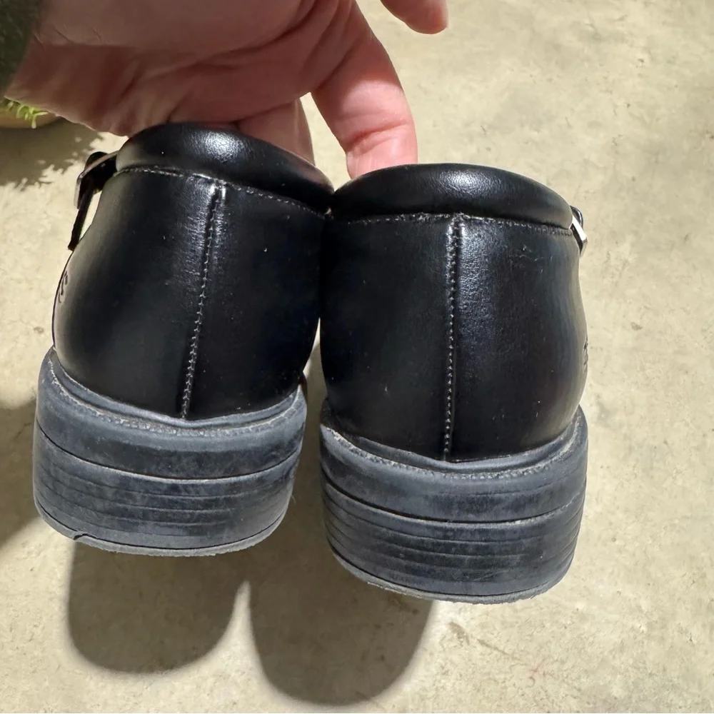 Sketchers Vtg Y2K‎ Black Mary Jane Shoes Girls Size 2 Coquette Academia School